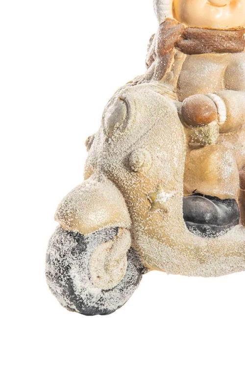 Figurka chłopczyka na skuterze 33,5 cm fot.6