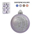 Bombki 6 cm z brokatem kpl. 6 szt. fot.9