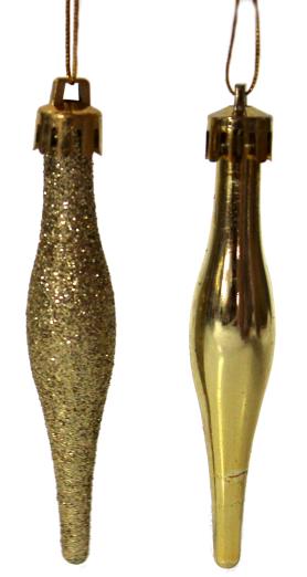 Ozdoba kropla kpl. 18szt. 9 cm