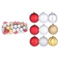 Bombki 8 cm kpl. 80 szt. w torbie owalnej
