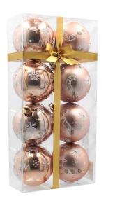 Ozdobne bombki Rose gold
