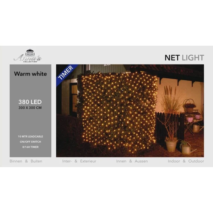 siatka świetlna LED 380 3x3 m
