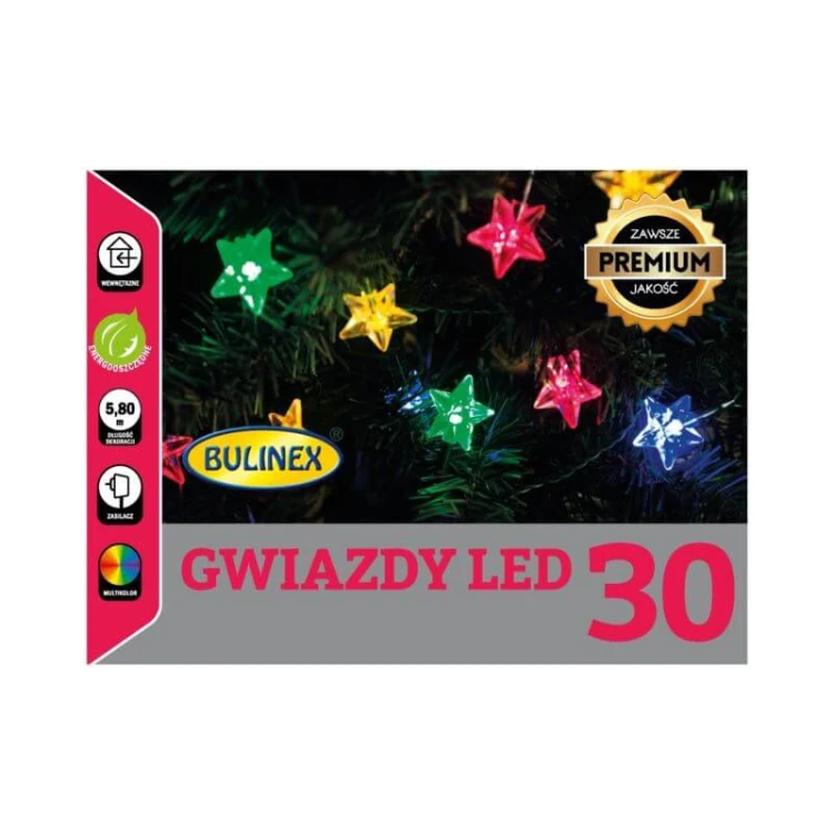Lampki gwiazdki led 5,8 m