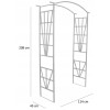 Pergola ogrodowa 215cm wymiary