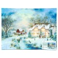 Obraz dekoracyjny 4LED 40x30cm - włączone led