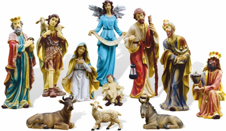11 Figur Bożonarodzeniowych 80 cm