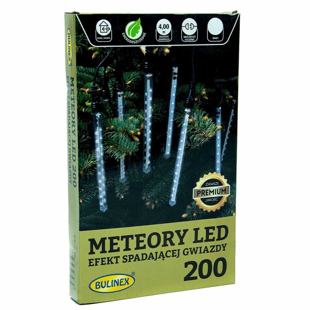 Sople meteorki 10 LED 16 cm