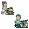 Figurka z saniami LED 33cm fot.1