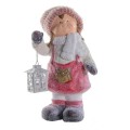 Figurka dziewczynka z lampionem led 43 cm