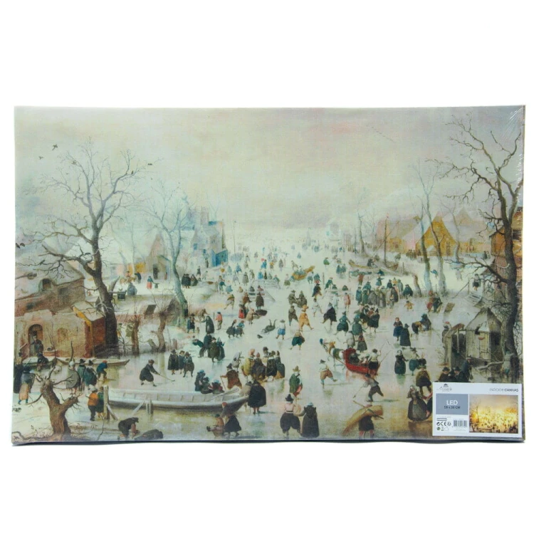 Obraz dekoracyjny 38x58cm lodowisko
