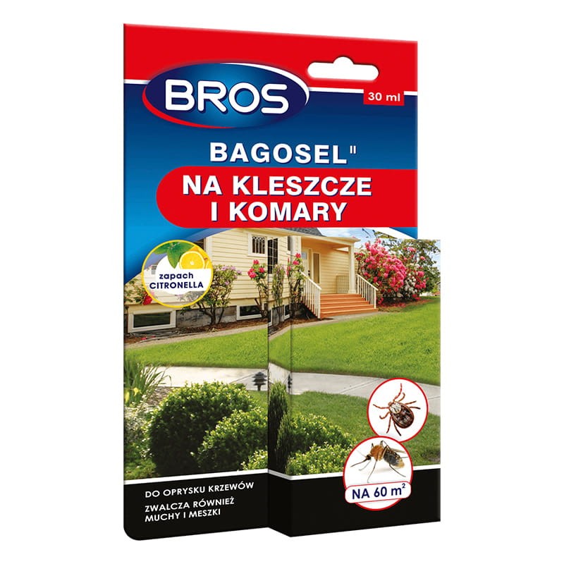 Bagosel 100EC preparat do oprysku przeciw komarom i kleszczom