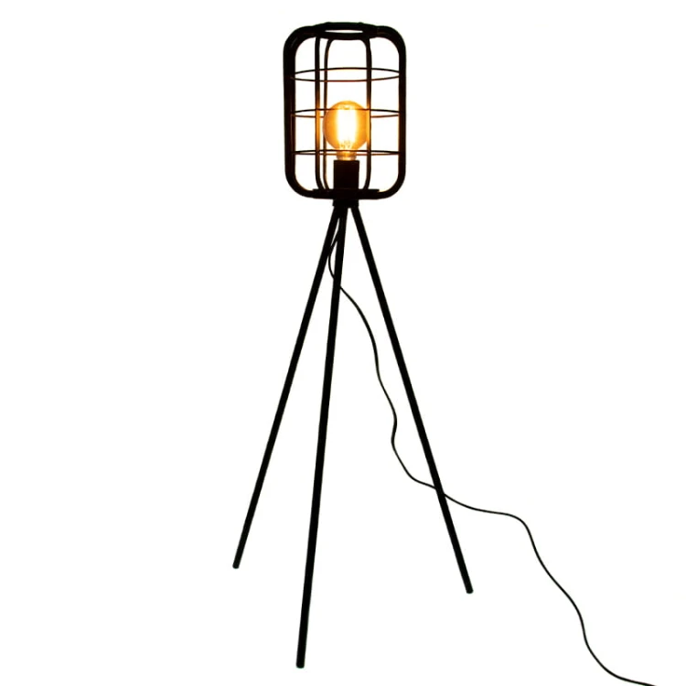 Lampa podłogowa + żarówka retro fot.10