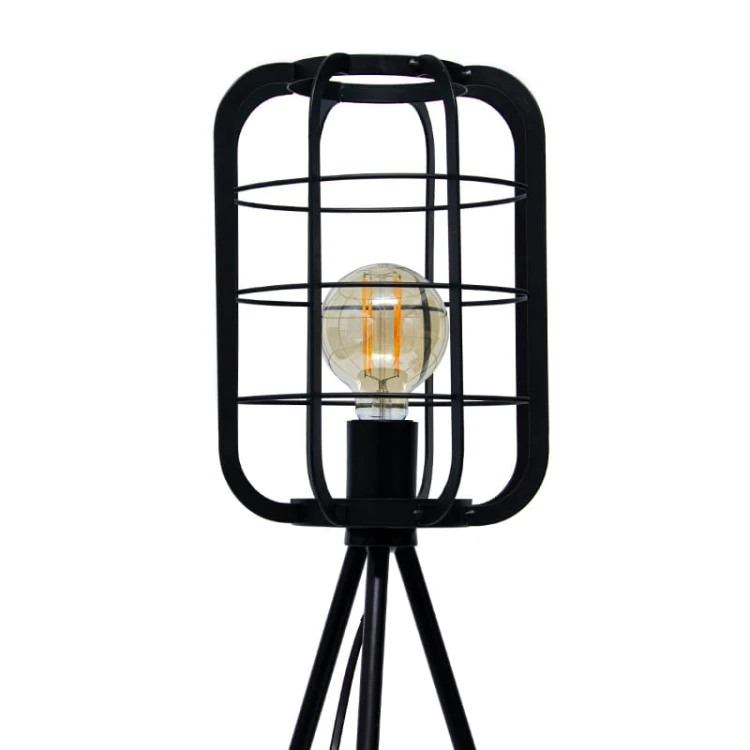 Lampa podłogowa + żarówka retro fot.9