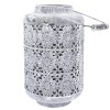 Lampion szary metalowy 27cm
