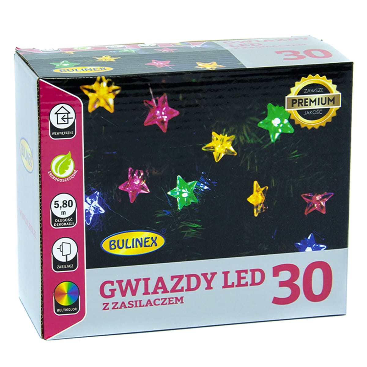 Lampki gwiazdki led 5,8 m