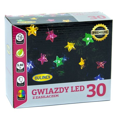 Lampki gwiazdki led 5,8 m