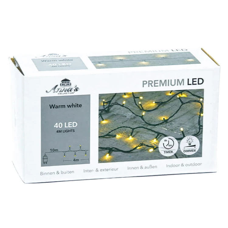 Lampki choinkowe LED ciepły biały fot.16