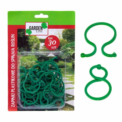 Zapinki plastikowe do roślin kpl. 30 szt.
