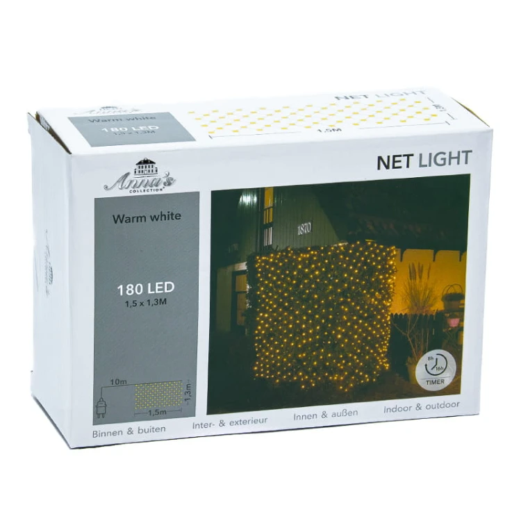 Siatka 180 LED 1,5 x 1,3m fot.7