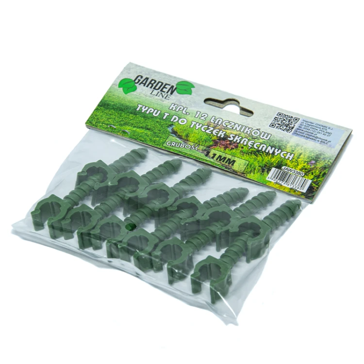 Łącznik typ T do tyczek skręcanych 11mm kpl. 12 szt.
