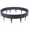Palisada metalowa koło grafitowa 60 cm fot.12