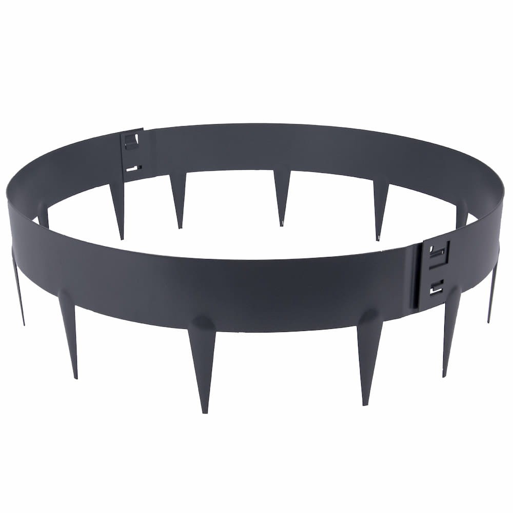 Palisada metalowa koło grafitowa 60 cm fot.12