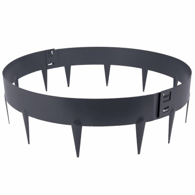 Palisada metalowa koło grafitowa 60 cm fot.12