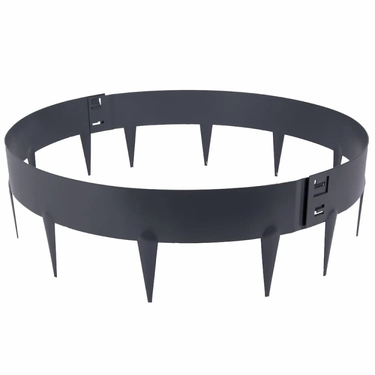 Palisada metalowa koło grafitowa 60 cm fot.12