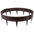 Palisada metalowa koło brązowa 60 cm fot.11