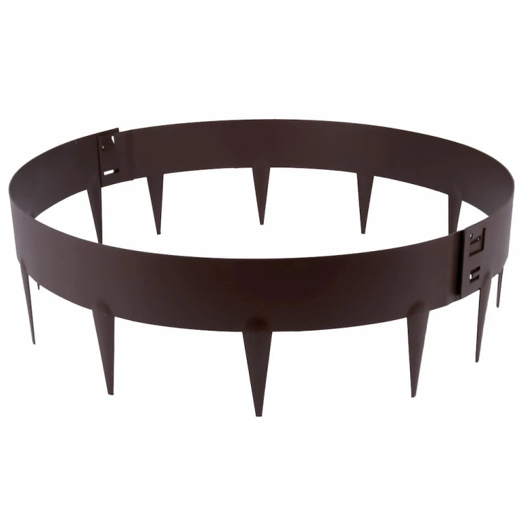 Palisada metalowa koło brązowa 60 cm fot.11