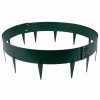 Palisada metalowa koło zielona 60 cm fot.10