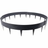 Palisada metalowa koło grafitowa 90 cm fot.9