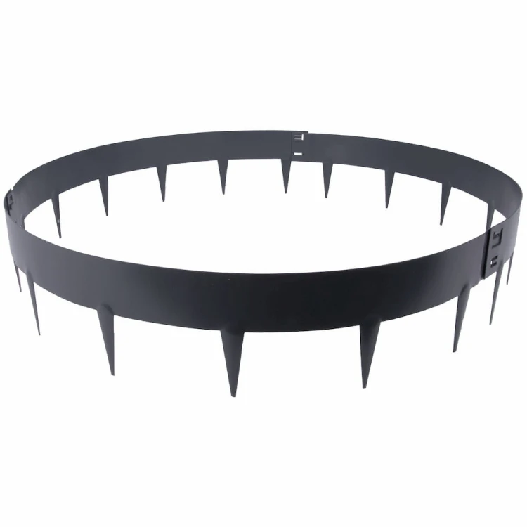 Palisada metalowa koło grafitowa 90 cm fot.9