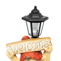Figurka ogrodowa - krasnal z napisem "welcome"