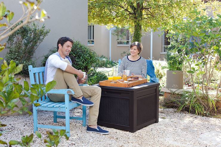 Skrzynia CUBE RATTAN 208L