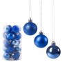 Bombki choinkowe nietłukące niebieskie 20 szt.