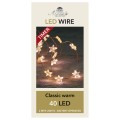 Łańcuch świetlny LED z gwiazdkami 40 LED fot. 3