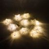 Lampki LED bawełniane gwiazdki 1,4m