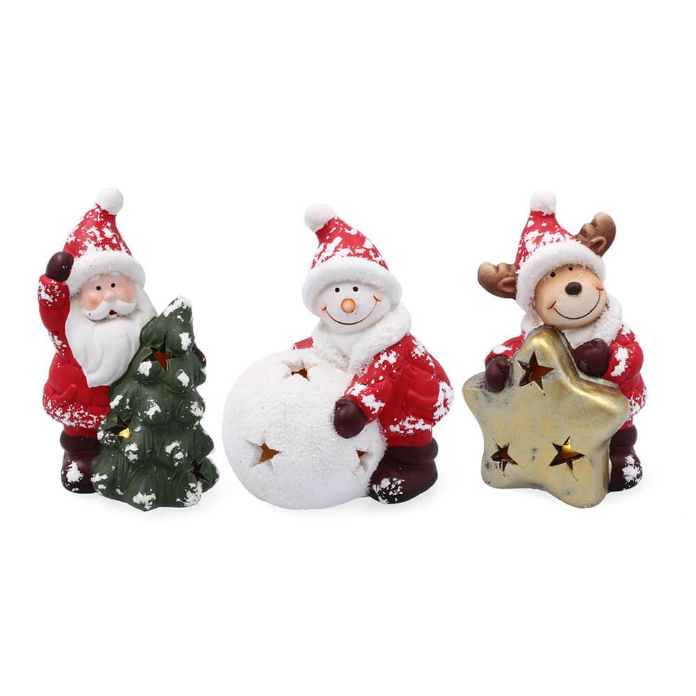 Figurki świąteczne z LED 14cm fot. 7