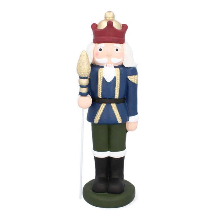 Figurka ołowiany żołnierzyk 50cm w czerwonej czapce fot.