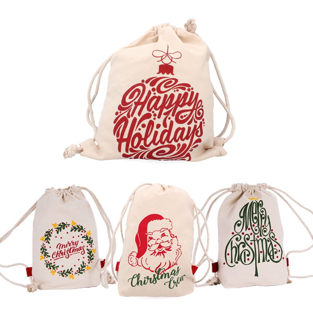 Świąteczny worek bawełniany Plecak fot. 5