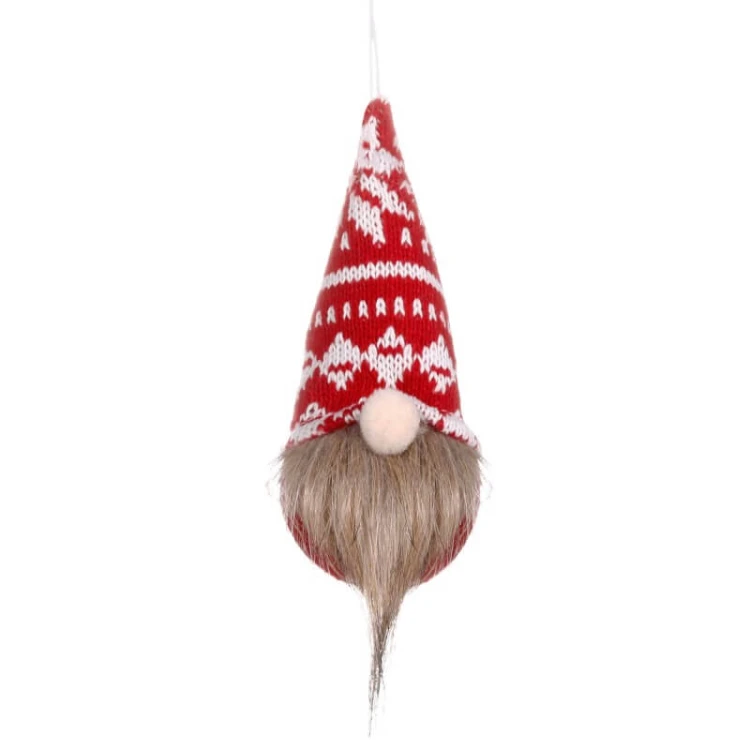 Gnom - zawieszka choinkowa skrzat 15cm