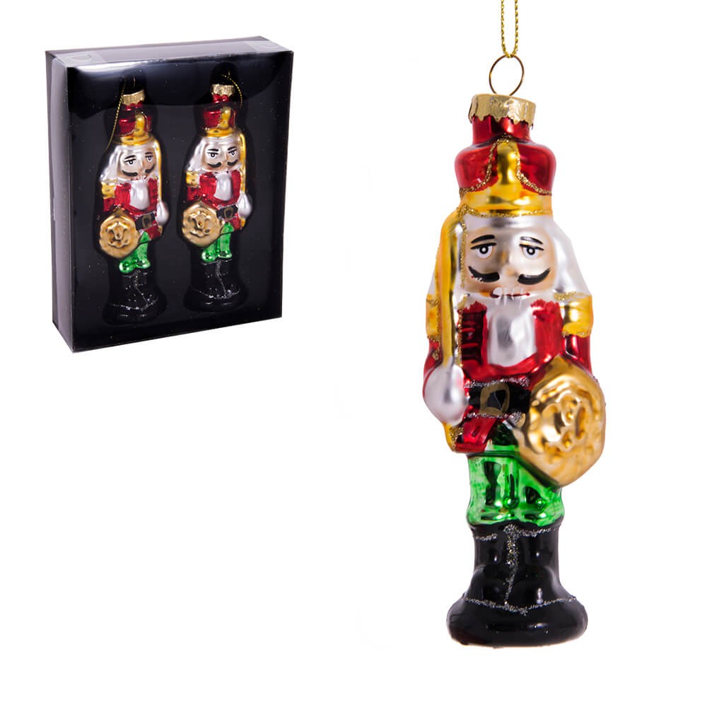 Dziadek do orzechów - 2 szt. szklane