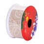 Świąteczna wstążka 3,8 cm x 2,7 m z wzorem w kropki