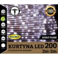 Kurtyna 200 LED 2x2m z FLESZ zimne białe fot. 5