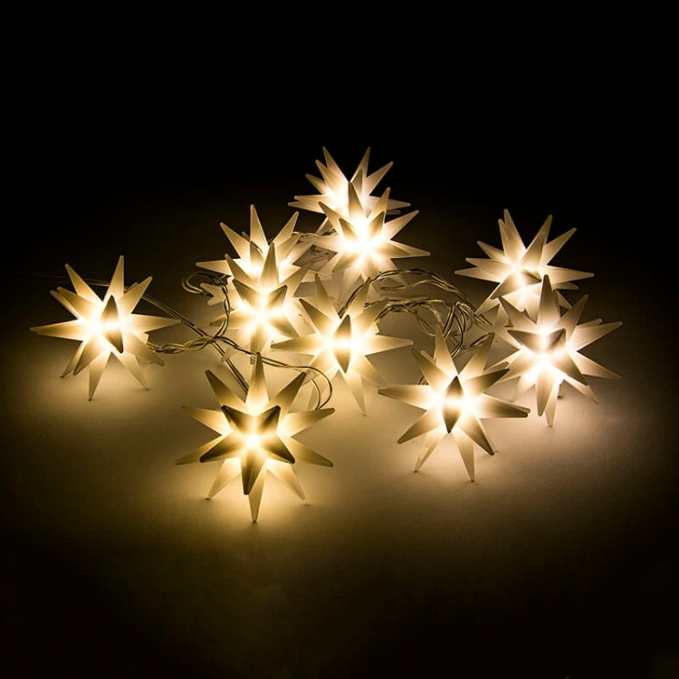 Świecące gwiazdy LED - dekoracja fot. 3
