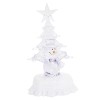 Podświetlana figurka świąteczna LED 15 cm - wzór: bałwan stojący na dwóch nogach fot. 9