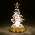 Podświetlana figurka świąteczna LED 15 cm - wzór: bałwan siedzący fot. 6