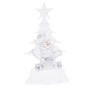 Podświetlana figurka świąteczna LED 15 cm - wzór: bałwan siedzący fot. 7