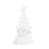 Podświetlana figurka świąteczna LED 15 cm - wzór: bałwan leżący fot. 5